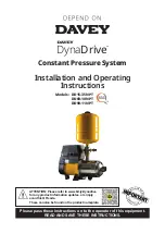 Davey DynaDrive DD15-35NPT Installation And Operating Instructions Manual предпросмотр