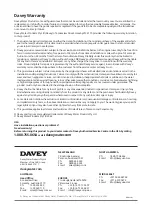 Предварительный просмотр 32 страницы Davey DynaDrive DD15-35NPT Installation And Operating Instructions Manual