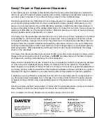 Preview for 7 page of Davey EAFM7 Installation And Operating Instructions Manual