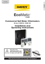 Preview for 1 page of Davey EcoMatic COMM1000 Installation And Operating Instructions Manual