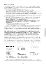 Preview for 128 page of Davey EcoSalt 2 Installation And Operating Instructions Manual