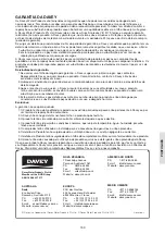 Preview for 160 page of Davey EcoSalt2 DES2-15E Installation And Operating Instructions Manual