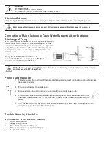 Preview for 3 page of Davey JY Series Installation And Operating Instructions