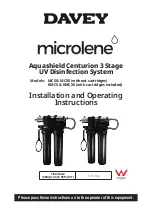 Davey microlene MCS Installation And Operating Instructions Manual preview