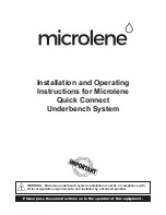 Davey microlene Installation And Operating Instructions Manual preview