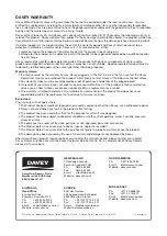 Preview for 44 page of Davey Nipper DNP15C Installation And Operating Instructions Manual