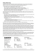 Preview for 16 page of Davey PowerMaster Eco PMECO Installation And Operating Instructions Manual