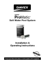 Davey ProMatic MPS 16 Installation & Operating Instructions Manual предпросмотр