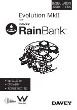 Davey RainBank evo2 Installation Instructions Manual предпросмотр