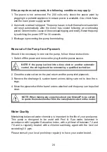 Preview for 21 page of Davey SILENSOR PRO SP200BTP Installation And Operating Instructions Manual