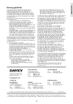 Предварительный просмотр 48 страницы Davey SILENSOR SLL1503F Installation And Operating Instructions Manual