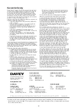 Preview for 72 page of Davey Silensor SLS100 Installation And Operating Instructions Manual