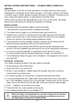 Preview for 2 page of Davey SpaPOWER Classic Heater Installation And Operating Instructions Manual