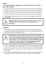 Предварительный просмотр 3 страницы Davey SpaPOWER Classic Heater Installation And Operating Instructions Manual