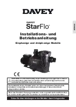 Preview for 13 page of Davey StarFlo DSF150 Installation And Operating Instructions Manual