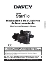 Preview for 25 page of Davey StarFlo DSF150 Installation And Operating Instructions Manual