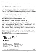 Предварительный просмотр 8 страницы Davey TotalFlo TF40J Installation And Operating Instructions Manual