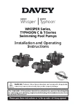 Предварительный просмотр 1 страницы Davey WHISPER Series Installation And Operating Instructions Manual