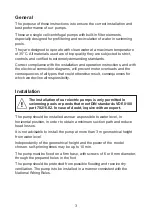 Предварительный просмотр 3 страницы Davey WHISPER Series Installation And Operating Instructions Manual