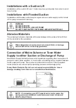 Предварительный просмотр 4 страницы Davey XF111SS Installation And Operating Instructions Manual