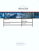 Davicom AXON-8A Quick Start Manual предпросмотр