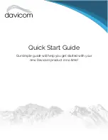 Предварительный просмотр 1 страницы Davicom Cortex 360 Quick Start Manual