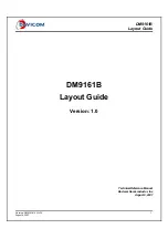 Davicom dm9161b Layout Manual предпросмотр