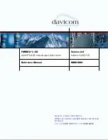 Davicom FMBM-01 Reference Manual preview