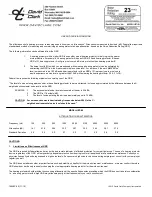 David Clark HBT-60 Use And Care Information preview