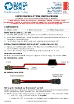 Davies Craig EBP25 Installation Instructions предпросмотр