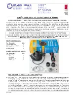 Preview for 1 page of Davies Craig EWP-115 Installation Instructions Manual