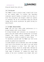 Preview for 12 page of DAVINCI GLIDERS Point User Manual