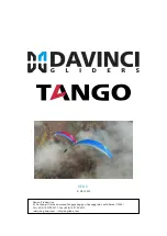 DAVINCI GLIDERS TANGO L Manual preview