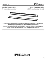 Предварительный просмотр 15 страницы DaVinci 4398 Assembly Instructions Manual