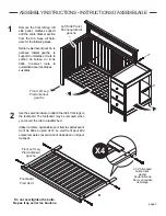 Preview for 3 page of DaVinci 4399 Assembly Instructions Manual