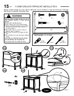 Предварительный просмотр 11 страницы DaVinci 5152 Assembly And Operation Manual