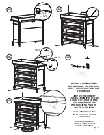 Предварительный просмотр 11 страницы DaVinci 9723 Assembly And Operation Manual