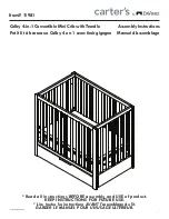 DaVinci Carter's Colby 11981 Assembly Instructions Manual preview