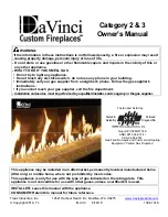 Preview for 1 page of DaVinci Category 2 Owner'S Manual