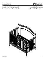 DaVinci Charlie 12801 Assembly Instructions Manual предпросмотр