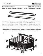 Preview for 10 page of DaVinci Elizabeth II Convertible Toddler Bed 0810 Assembly Instructions Manual