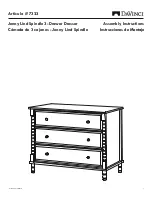 Предварительный просмотр 1 страницы DaVinci Jenny Lind 7323 Assembly Instructions Manual