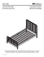 Предварительный просмотр 1 страницы DaVinci Jenny Lind Twin Bed Assembly Instructions Manual