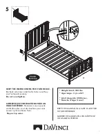 Предварительный просмотр 7 страницы DaVinci Jenny Lind Twin Bed Assembly Instructions Manual