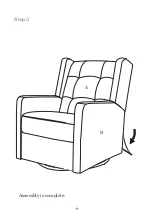 Предварительный просмотр 10 страницы DaVinci MADDOX RECLINER AND SWIVEL GLIDER Manual