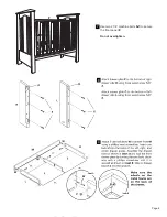 Предварительный просмотр 6 страницы DaVinci Roxy Crib M5941 Assembly And Operation Manual