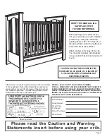 Предварительный просмотр 8 страницы DaVinci Roxy Crib M5941 Assembly And Operation Manual