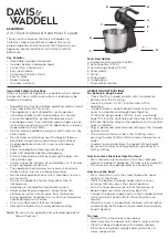 Davis & Waddell D2988 Instructions preview