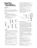 Davis & Waddell DES0176 Instruction Manual preview