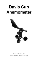 Preview for 1 page of Davis Instruments Cup Anemometer Manual